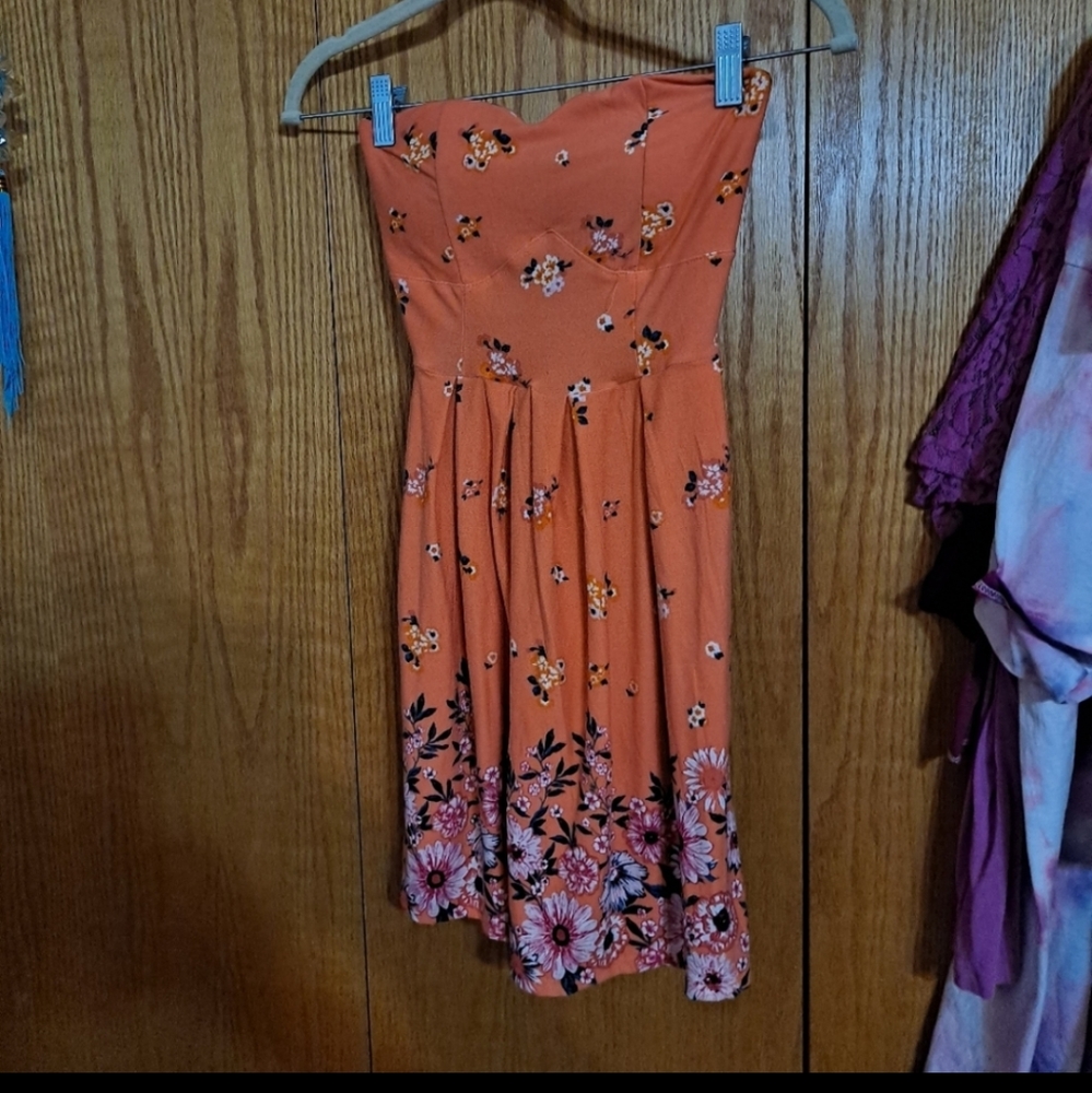 🖤No boundaries Peach Mini dress XS